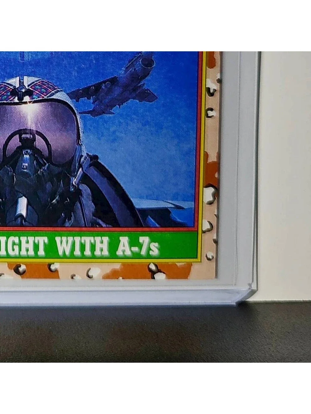 In Flight with A-7s 1991 Topps Desert Storm #80 Card